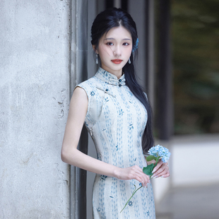 新中式 日常通勤可穿时尚 改良年轻款 旗袍2026新款 女 无袖 南风知夏季