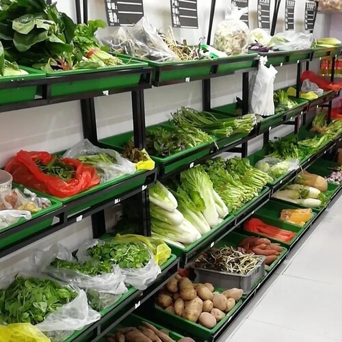 蔬菜店便利店架子菜架子商用