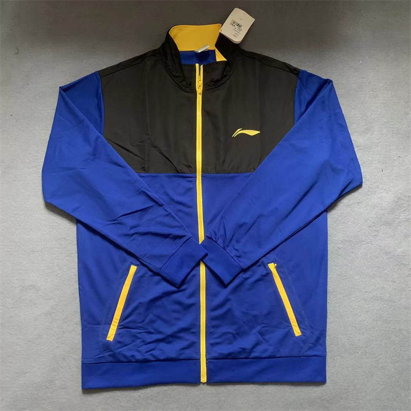 李宁加肥运动服男外套薄透气