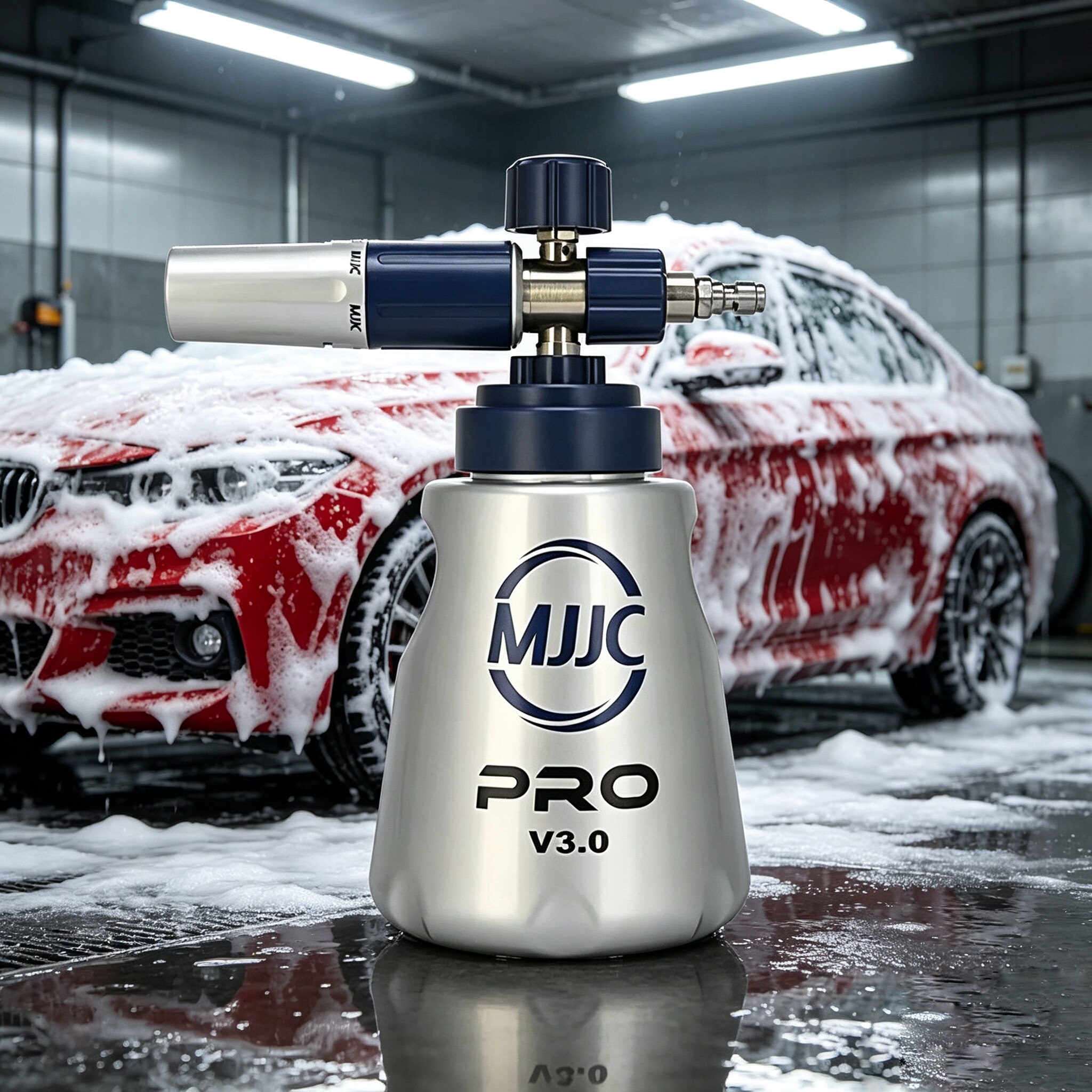 MJJC新款PRO3.0 pa壶泡沫洗车高压水枪 家用泡沫喷壶洗车泡沫喷壶