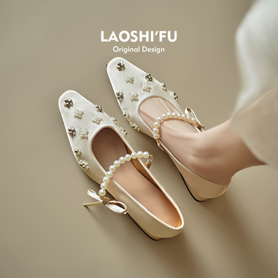 2025春季新款气质名媛玛丽珍鞋子