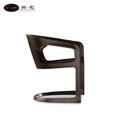 简艺 北欧五金架家用椅子咖啡厅手扶椅简约餐椅书椅Tombray chair