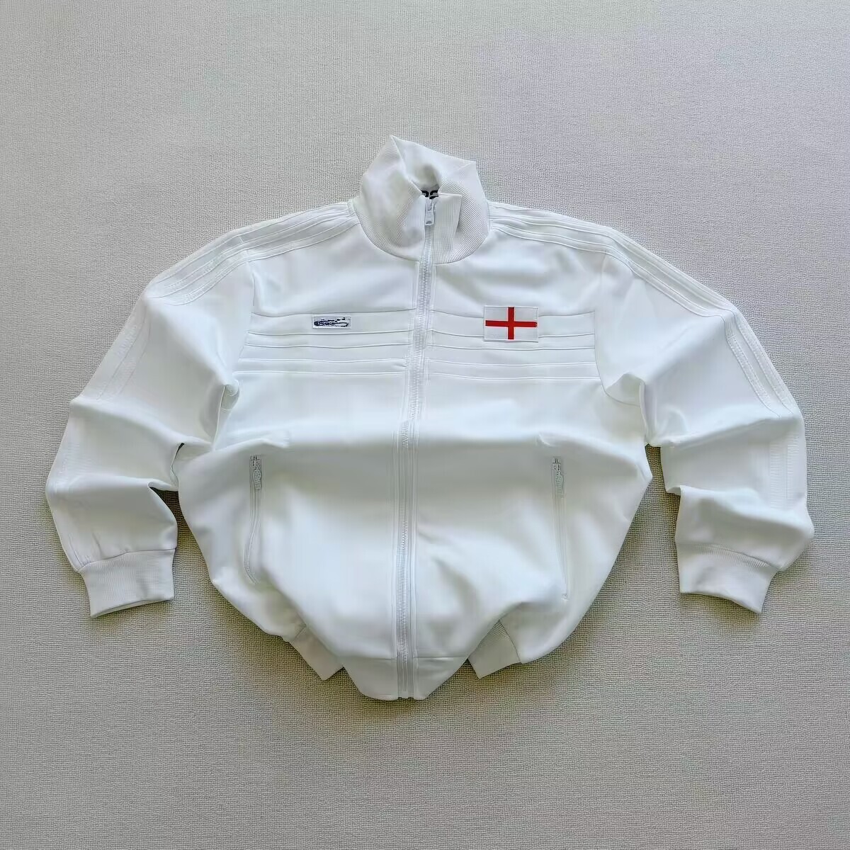 2026自主古着刺绣1982英格兰春秋训练服tood穿搭夹克外套潮流