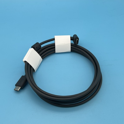 罗技logi 双TypeC CC数据线2米弯头充电线适用手机键盘鼠标摄像头