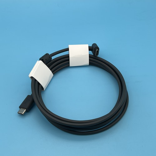 罗技logi 双TypeC CC数据线2米弯头充电线适用手机键盘鼠标摄像头