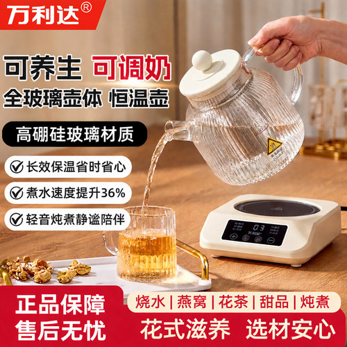 万利达全玻璃恒温养生壶