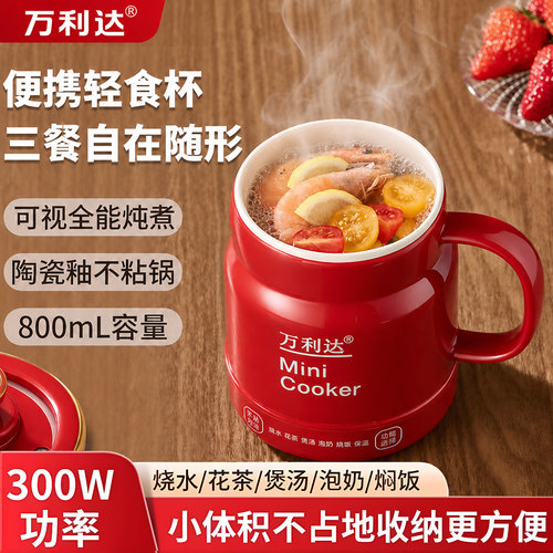 万利达便携保温电炖杯养生新款