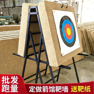 弓箭草靶射箭箭靶圆形稻草靶子景区射击靶弓箭射击器材方形练习靶