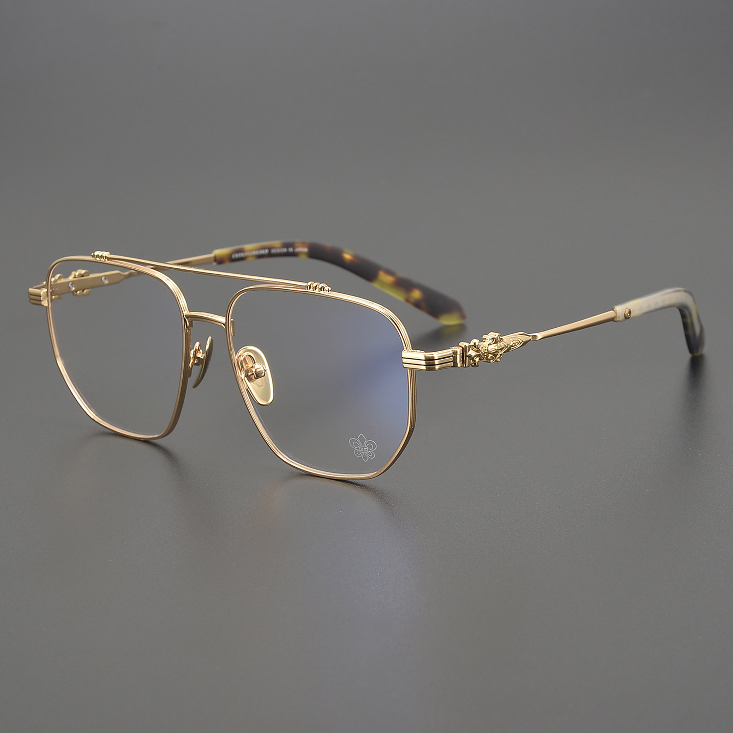 大脸大框全框钛金属男女款光学近视眼镜框时尚潮流素颜眼镜CH8005