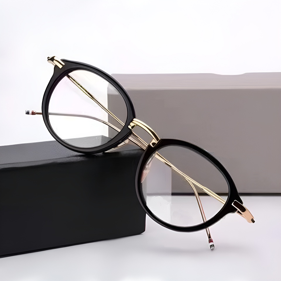 TB011复古圆框潮流款男女光学眼镜框配成品近视防电脑辐射眼镜架