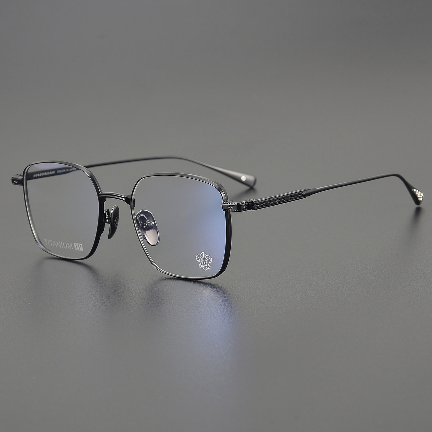 大脸大框全框钛金属男女款光学近视眼镜框时尚潮流素颜眼镜CH8018