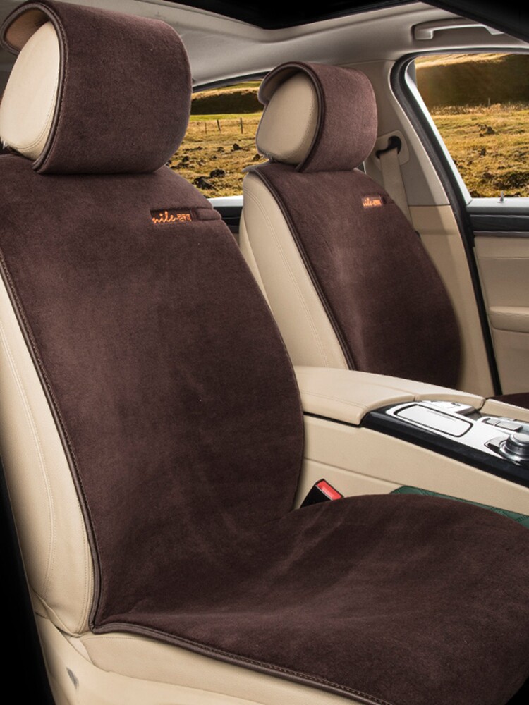 尼罗河汽车坐垫新款冬季纯羊毛车垫短毛绒冬天保暖加厚羊绒车座垫