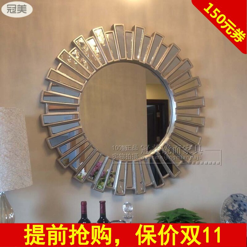 European Pendant Decorative entrance Pendant Wall hangings hotel Open Houses Soft decorations metope Wall hanging Decorative mirrorin the Residential furniture , Mirrors , Mirror  category - from Buy2taobao.com to provide professional Taobao agent buy service