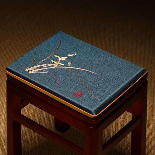 速发中式椅子垫子坐茶餐垫家用茶桌长板凳垫屁椅圈椅垫椅垫红木方