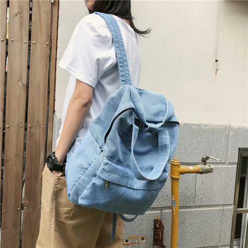 书包女韩版原宿高中背包双肩包