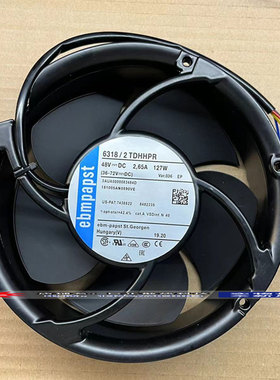 全新原装进口 ebmpapst 6318/2TDHHPR 48V 127W ABB变频器专风扇