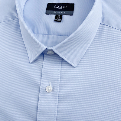 G2000衬衫男长袖小领修身韩版无口袋襯衫slim fit 衬衣商务
