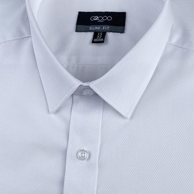 G2000衬衫男长袖小领修身韩版无口袋襯衫slim fit 衬衣商务
