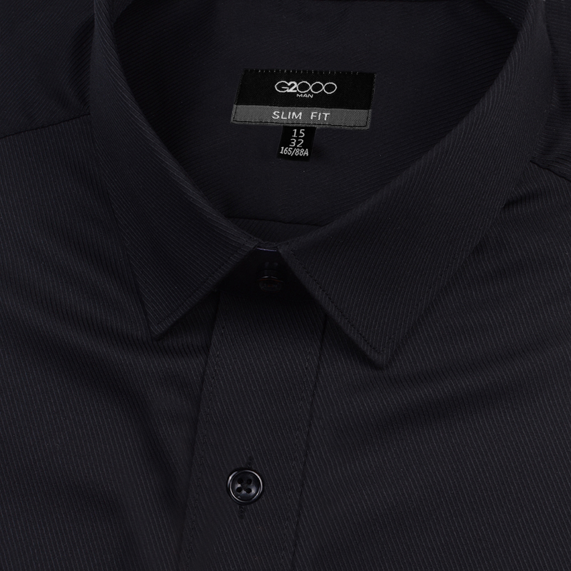 G2000衬衫男长袖小领修身无口袋襯衫slim fit 衬衣商务全国包邮