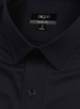 G2000衬衫男长袖小领修身无口袋襯衫slim fit 衬衣商务全国包邮