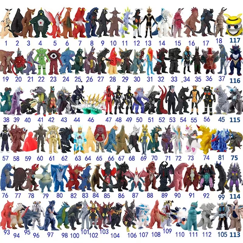 软胶怪兽通用摔不坏小号儿童玩具