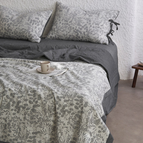 A类全棉双层纱夏被四件套