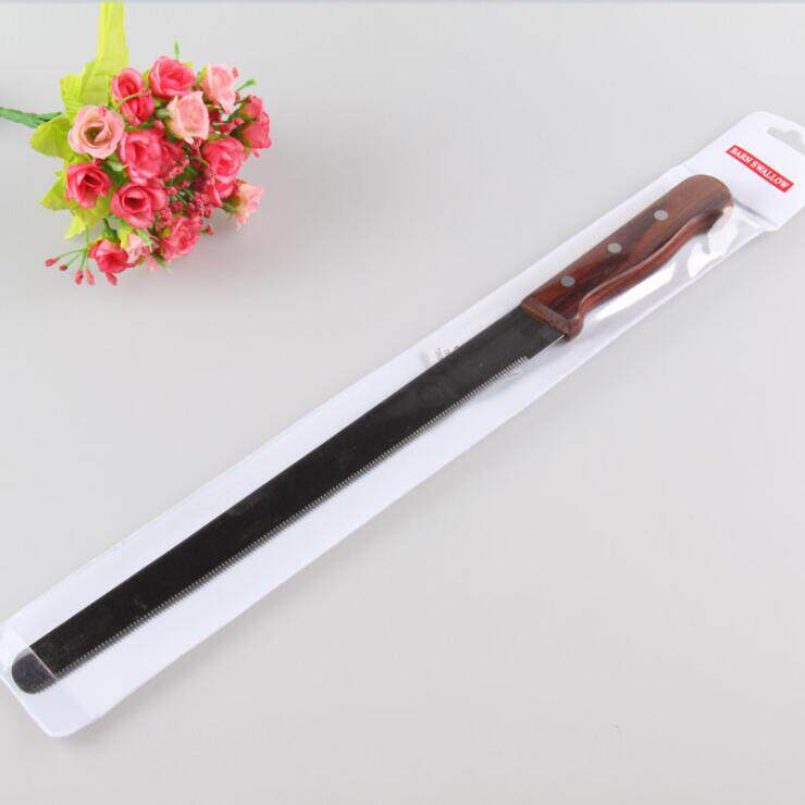 不锈钢面包刀 吐司锯齿刀 切片蛋糕刀 分层锯刀 烘焙工具家用切刀