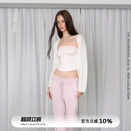 针织小开衫女复古百搭