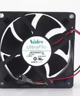 U80T24MS4A7-51 原装Nidec 8025 24V 0.165A 8CM 变频器散热风扇