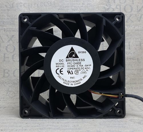 台达 12038 48V 0.75A 12CM 4线PWM 服务器通讯机柜风扇FFC1248DE