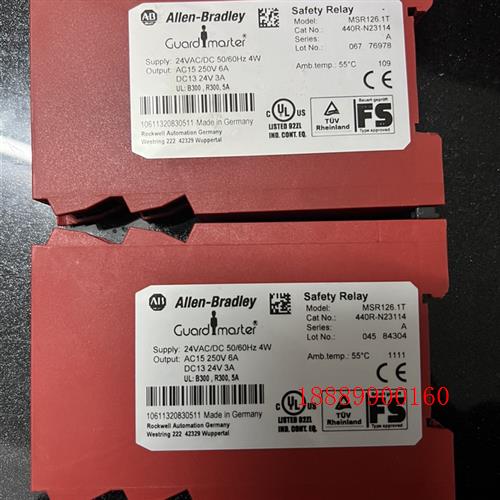 ab罗克韦尔安全继电器msr126t成色可以充新。