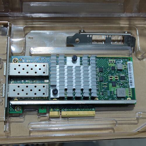 INTEL英特尔X520SR2芯片，万兆网卡DA2台式机PC(议价）