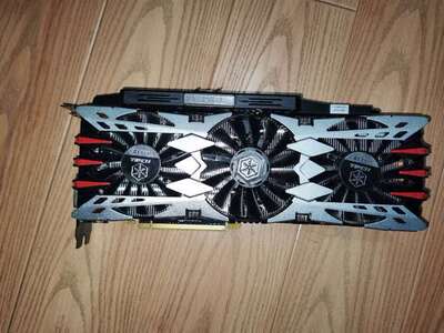 拆机inno3D映众GTX9704GD5显卡冰龙版成色