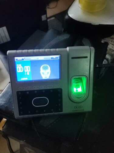 熵基IFACE502中控iface302人脸指纹识别实物拍