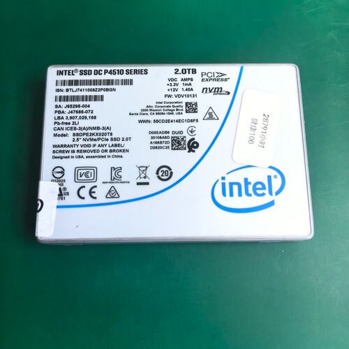 intel P4500 P4510 2T U.2 NVME(议价）