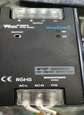 韩国W00NYOUNG导轨电源WYSP-300S24(询价）