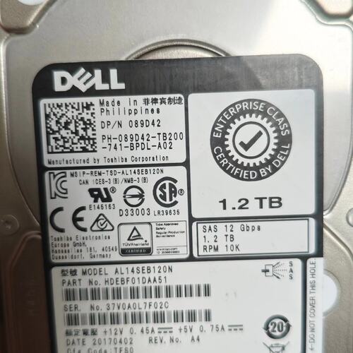 DELL 东芝 1.2TB 089D42 AL14SEB12(议价）