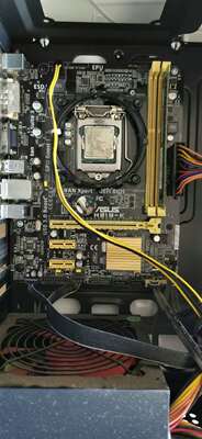 拆机华硕H81M-K+i54570+8G内存板U内