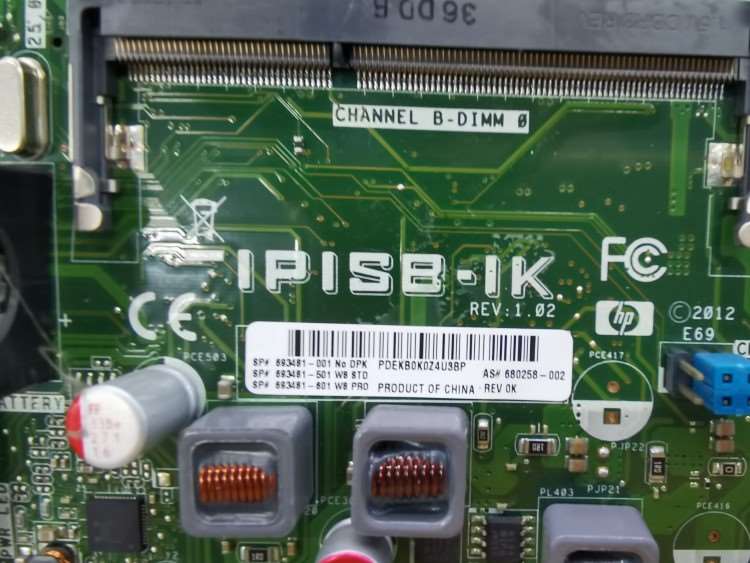 惠普HPPro4300一体机主板,IPISB-IK正常