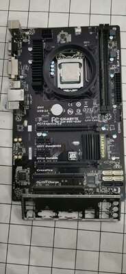 拆机技嘉B85-DV3+i54460CPU+金士顿