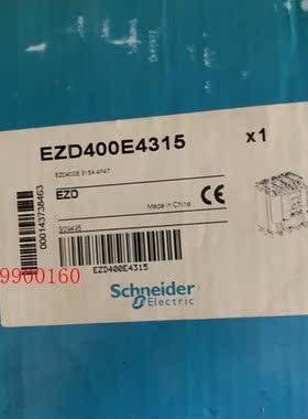 【】现货施耐德塑壳断路器EzD400E4315