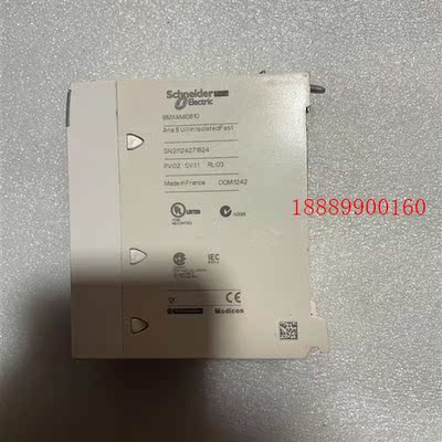 施耐德PLC模块BMXAMI0810模块,实物图。