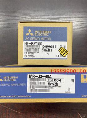 三菱J3伺服,MR-J3-40A+HF-KP43B,