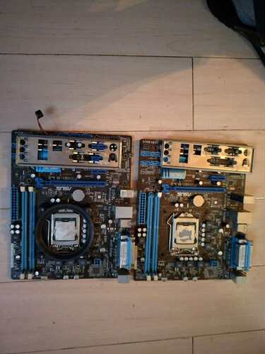 拆机华硕P8H61+i32120套装只有一套了