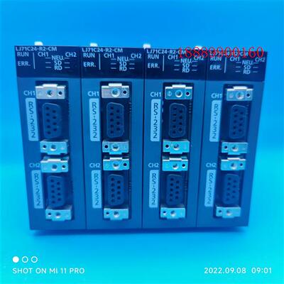 三菱PLCL系列通讯模块LJ71C24-R2-CM成色