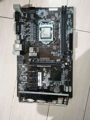 拆机七彩虹H81+E31230V3志强四核八线程处