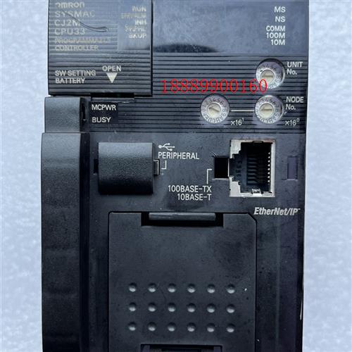 CJ2M-CPU33欧姆龙PLC,实拍图,有划痕,已测试完好