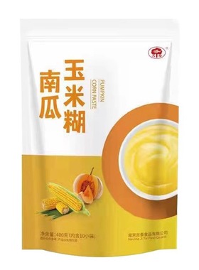 吉泰南瓜玉米糊羹现磨粗粮即食谷物粥无添加营养代餐早餐玉米糊