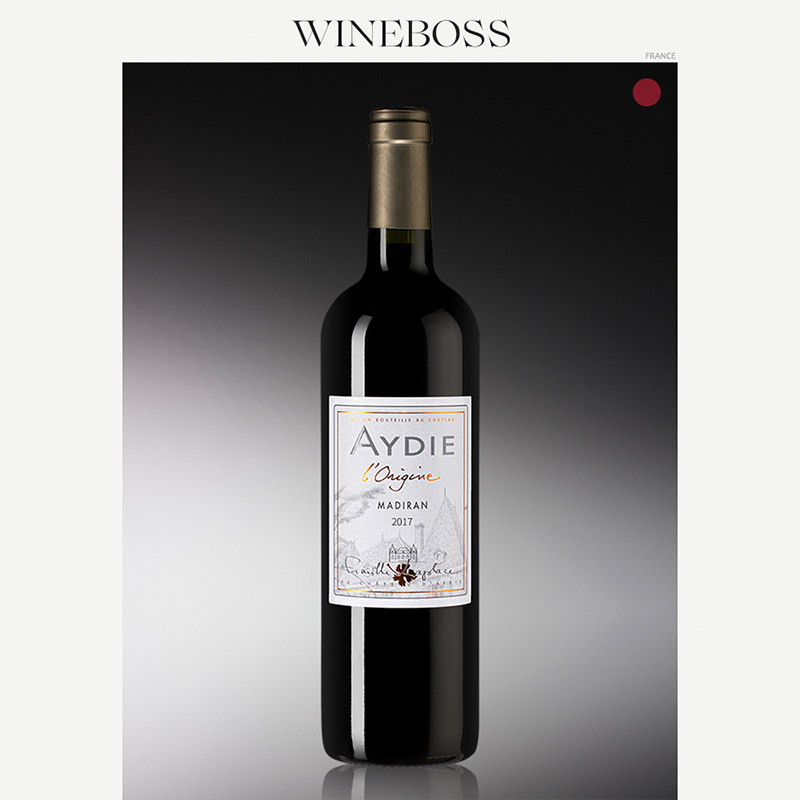 wineboss法国西南马迪朗产区aoc干红葡萄酒 原瓶原装进口红酒单支