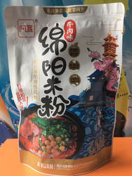 四川绵阳特色风味绵阳米粉牛肉味肥肠味白家阿宽方便米粉小吃细粉